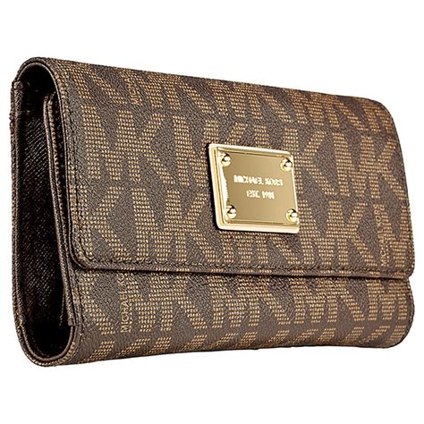 michael kors jet set checkbook wallet